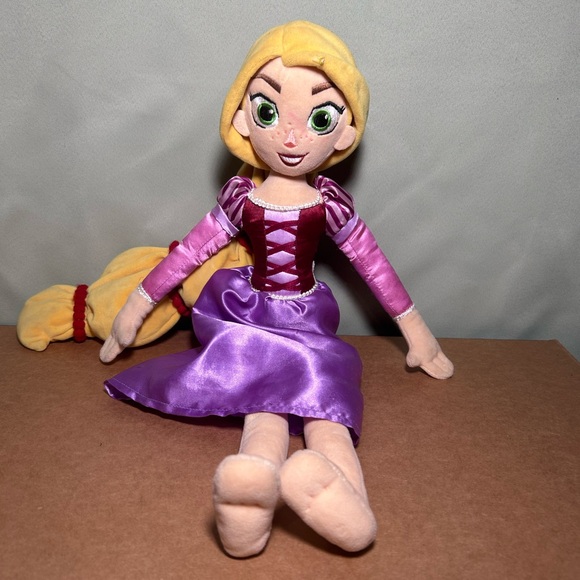 Disney Other - Disney Store 18" Repunzel Plush Princess Doll from Tangled Movie Long Hair Toy.